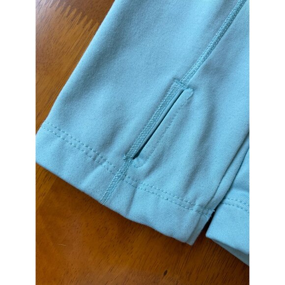 Hind Womens Half-Zip Pullover Sz M Light Blue Athleticleisure Lightweight Jacket - Picture 8 of 8